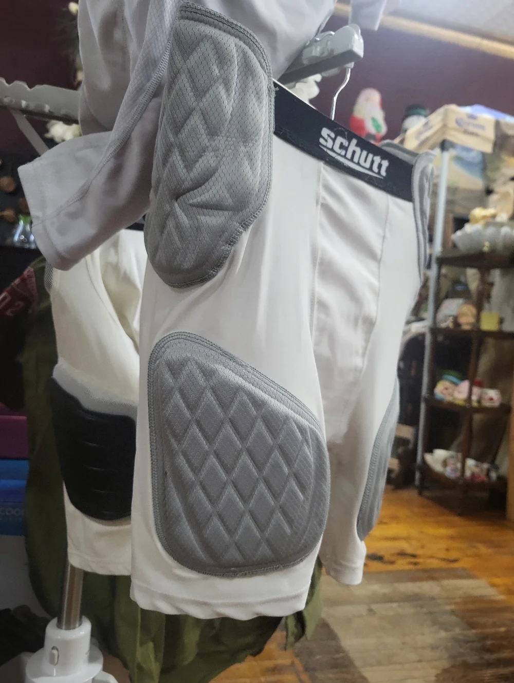 Schutt Padded Compression Football Girdle And Tshirt